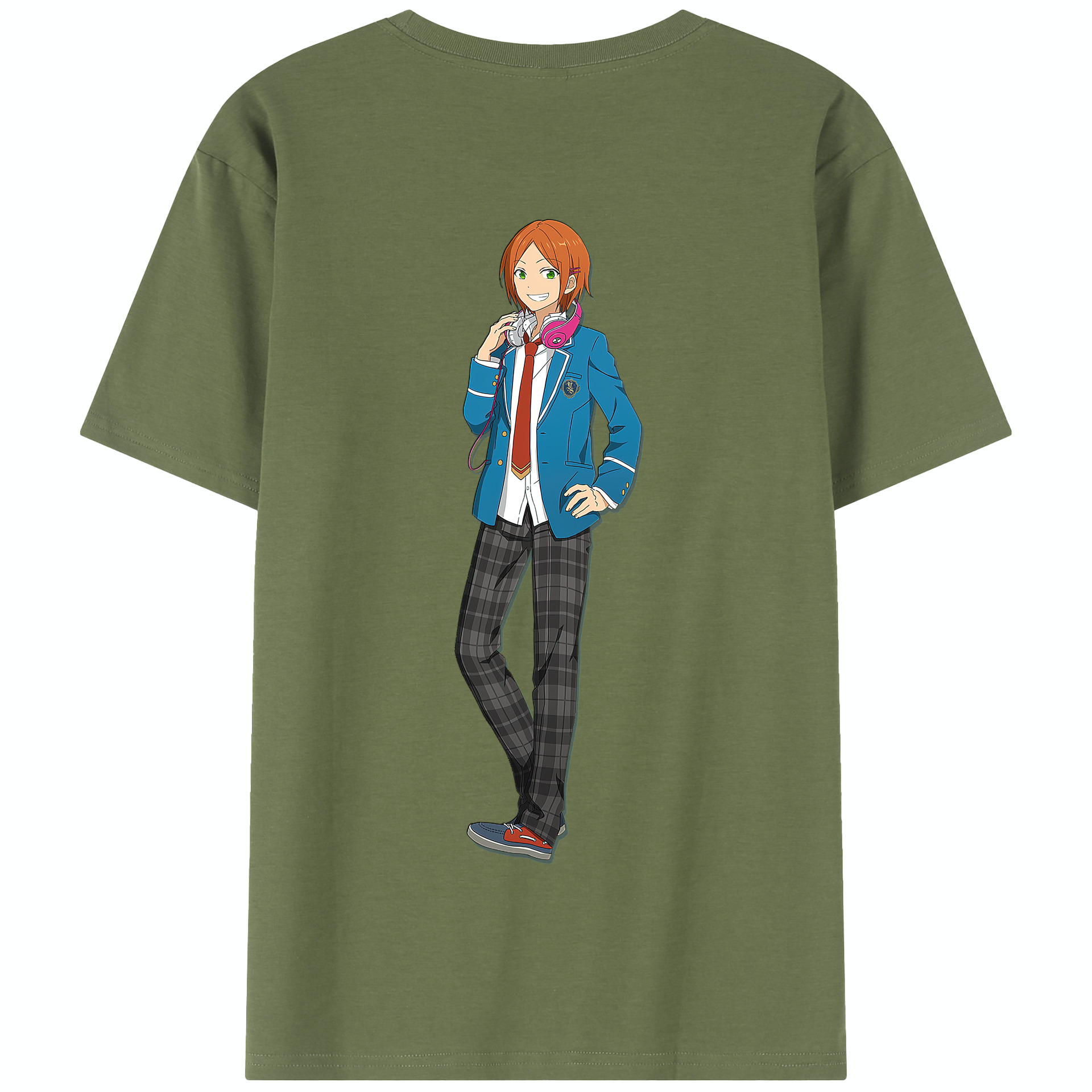（画像用） あんさんぶるスターズ! Ensemble Stars 綿100％半袖Tシャツ（背面プリント）